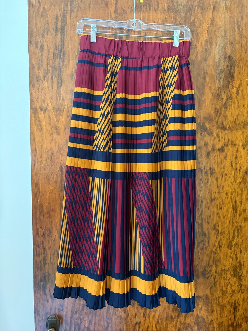NA-KD Pleated Midi Skirt Sz 38
